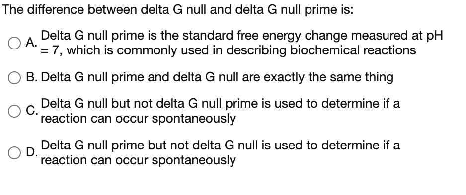 Difference Between Delta G and Delta G Prime - Differences Finder